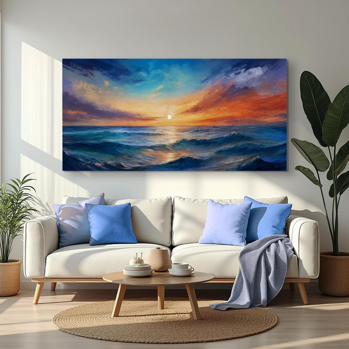Waterscape Abstract Wall Art XIII by Tailored Canvases