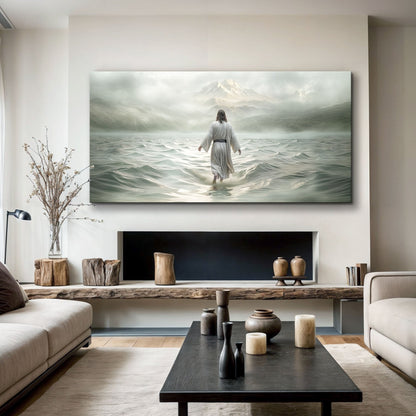 Walking on Water - Faith Wall Art VIII by Tailored Canvases