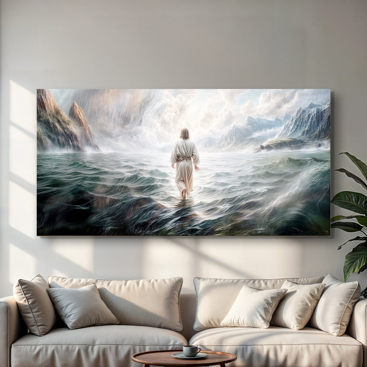 Walking on Water - Faith Wall Art VII by Tailored Canvases