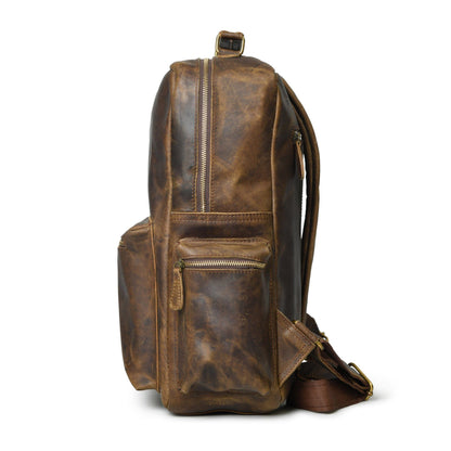 Barclay Buffalo Backpack by Classy Leather Bags