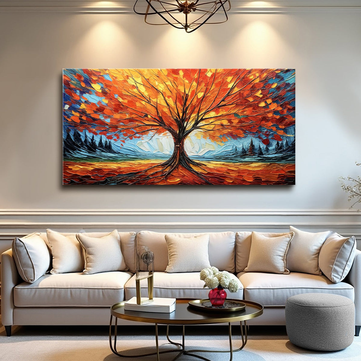 Autumn Fire Wall Art by Tailored Canvases