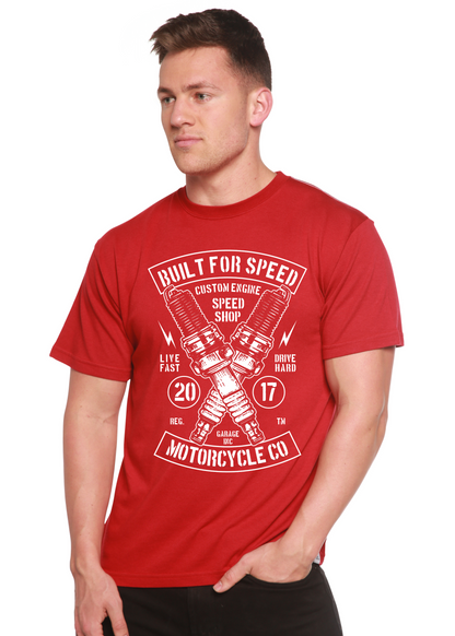 Built for Speed men's bamboo graphic T-shirt – view 3