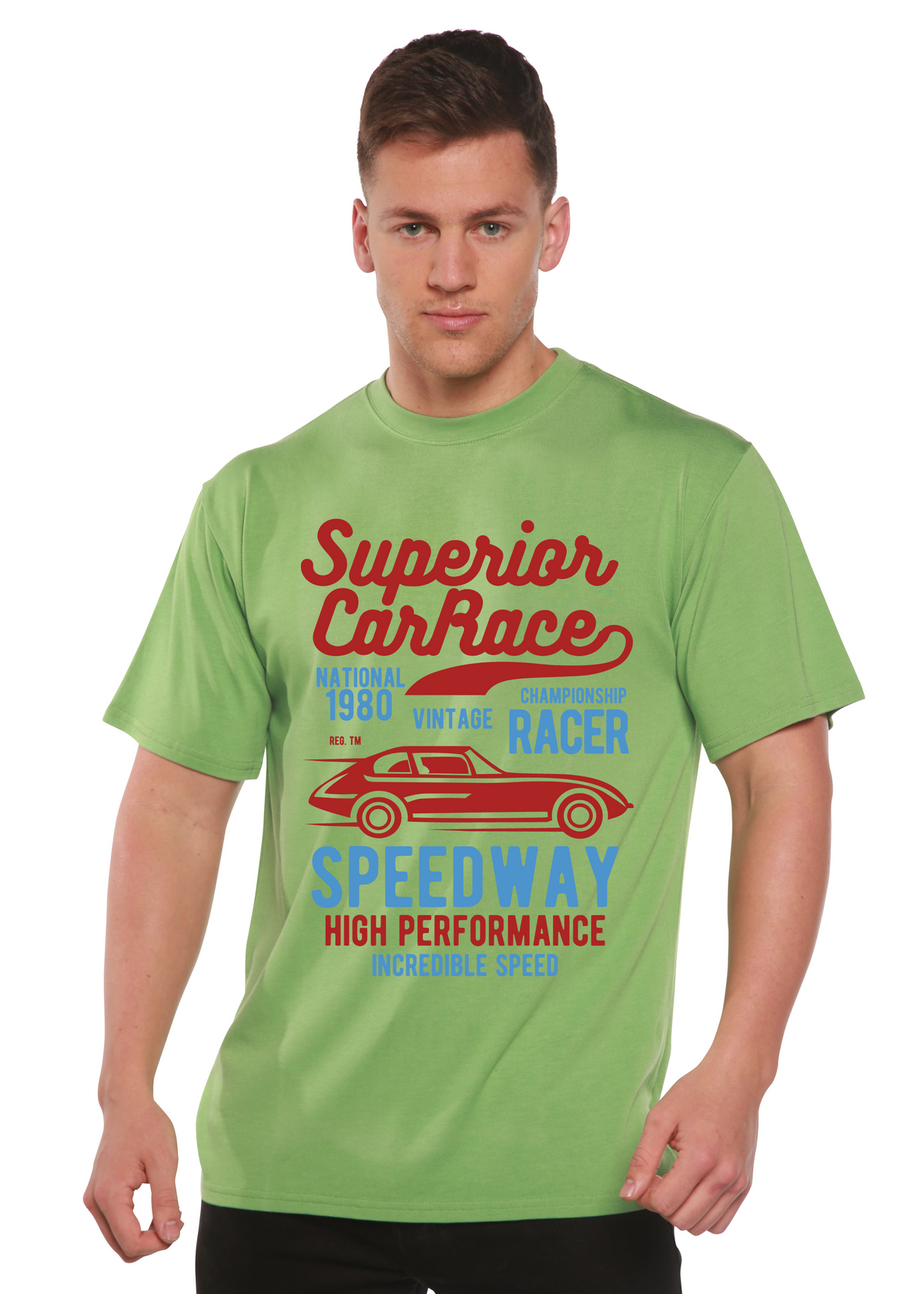 Superior Car men's bamboo graphic T-shirt – view 4