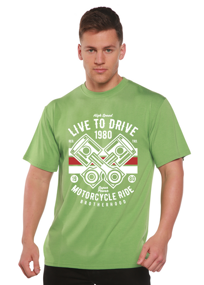 Live to Ride 1980 men's bamboo graphic T-shirt – view 3