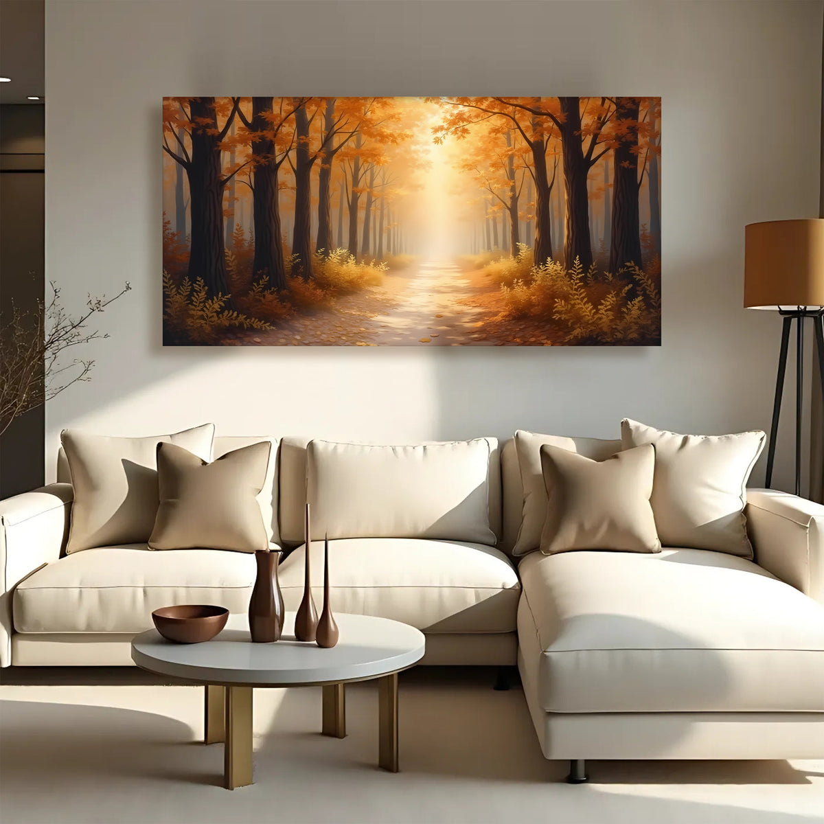 Abstract Forest Landscape Wall Art by Tailored Canvases