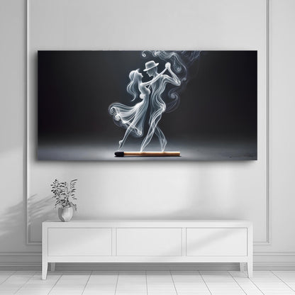 Modern Abstract Couple Dance Wall Art by Tailored Canvases