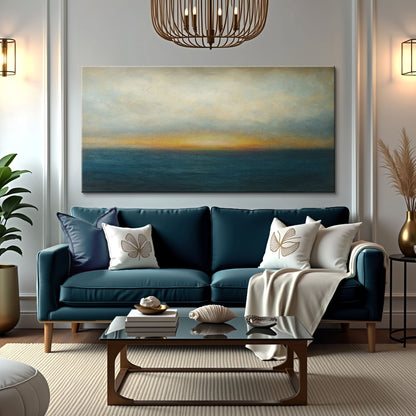 Waterscape Abstract Wall Art V by Tailored Canvases