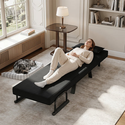 3-in-1 folding sofa bed chair with adjustable backrest by DirectDeals, view 8