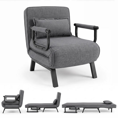 3-in-1 folding sofa bed chair with adjustable backrest by DirectDeals