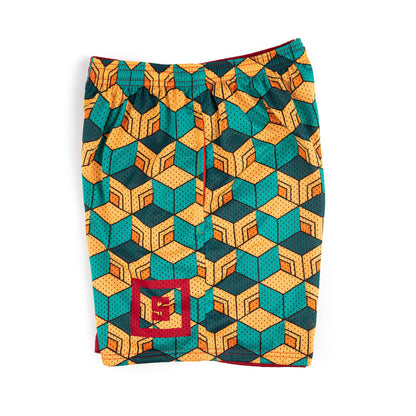 Water Pillar anime mesh shorts – view 3