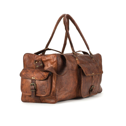 The Portland Duffle by Classy Leather Bags