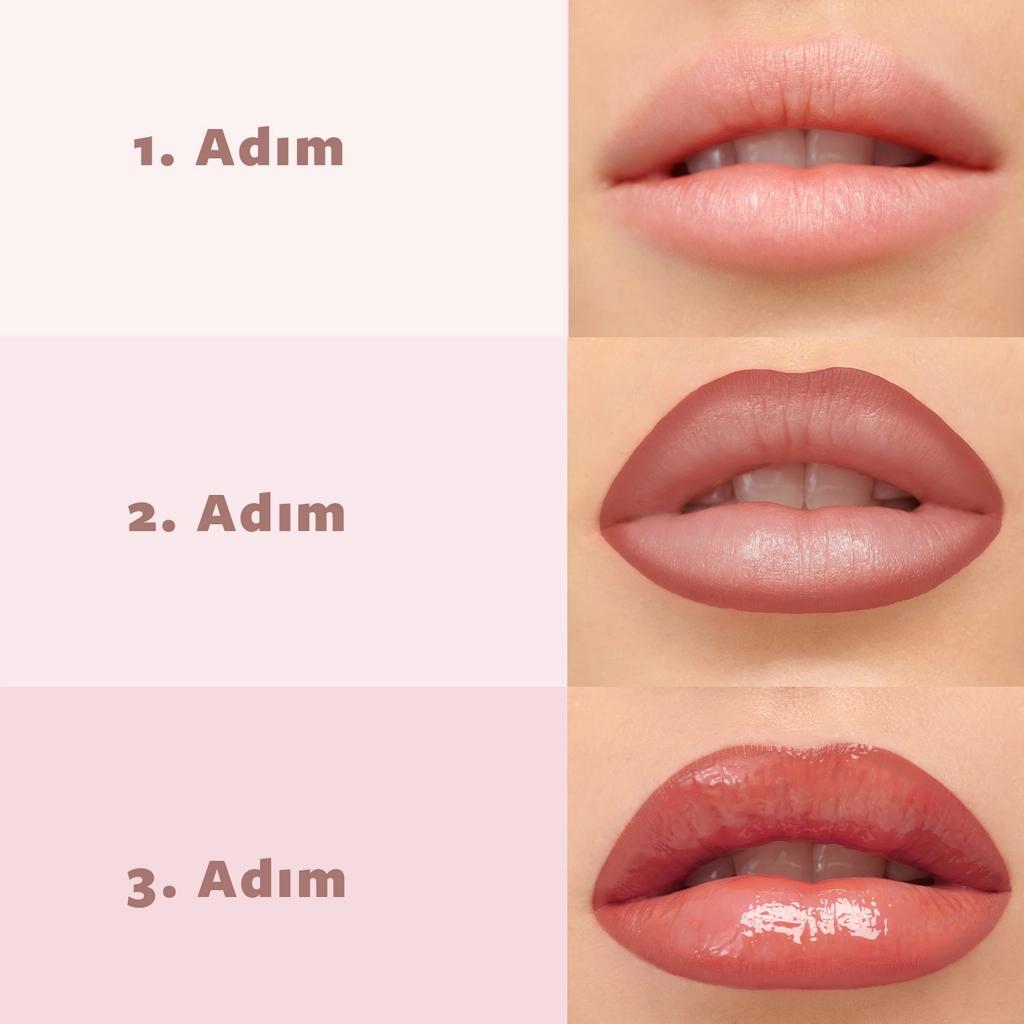 Pastel Perfect Lip Duo Plump Up Gloss 210 & Liner 56 by Beauty Care Bag