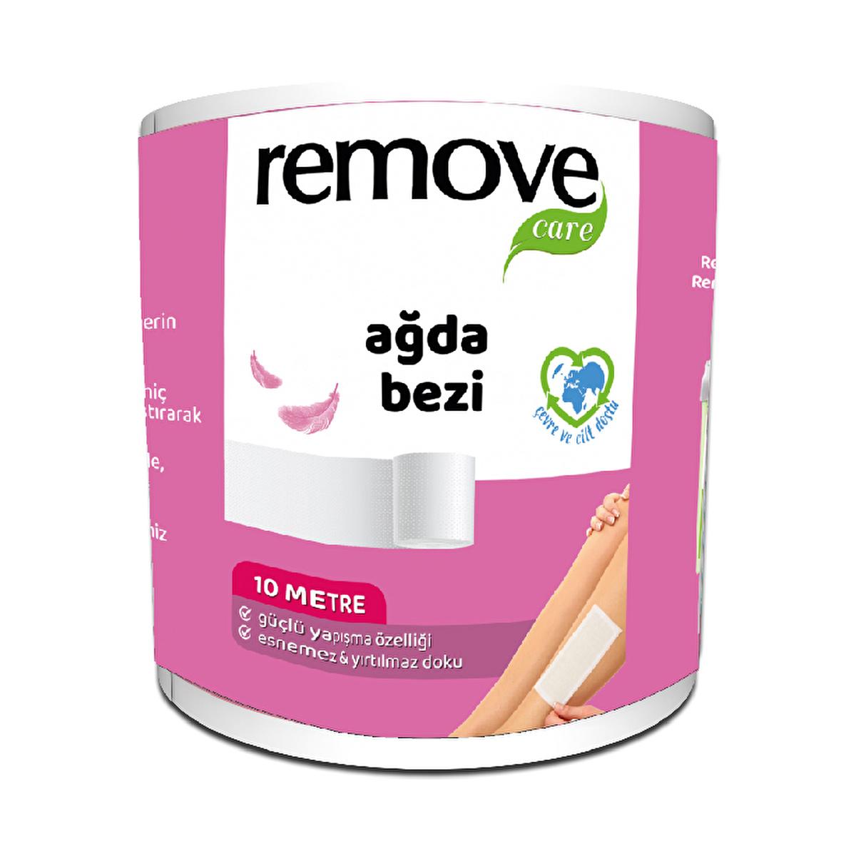 Remove Care Professional Hair Removal Wax Strips (10 Meters) - Strong, Tear-Resistant Body Waxing Strips for At-Home Use by Beauty Care Bag