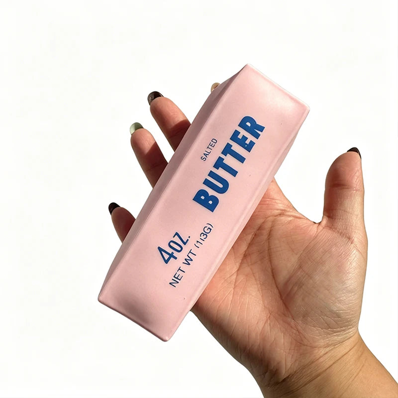 Butter Stick Squishy Stress Ball Fidget Toy Crunchy Squeeze Toy Round Blocks Filled ASMR Anti Stress Release Hand Relax Gift Toy by Torqelo.com