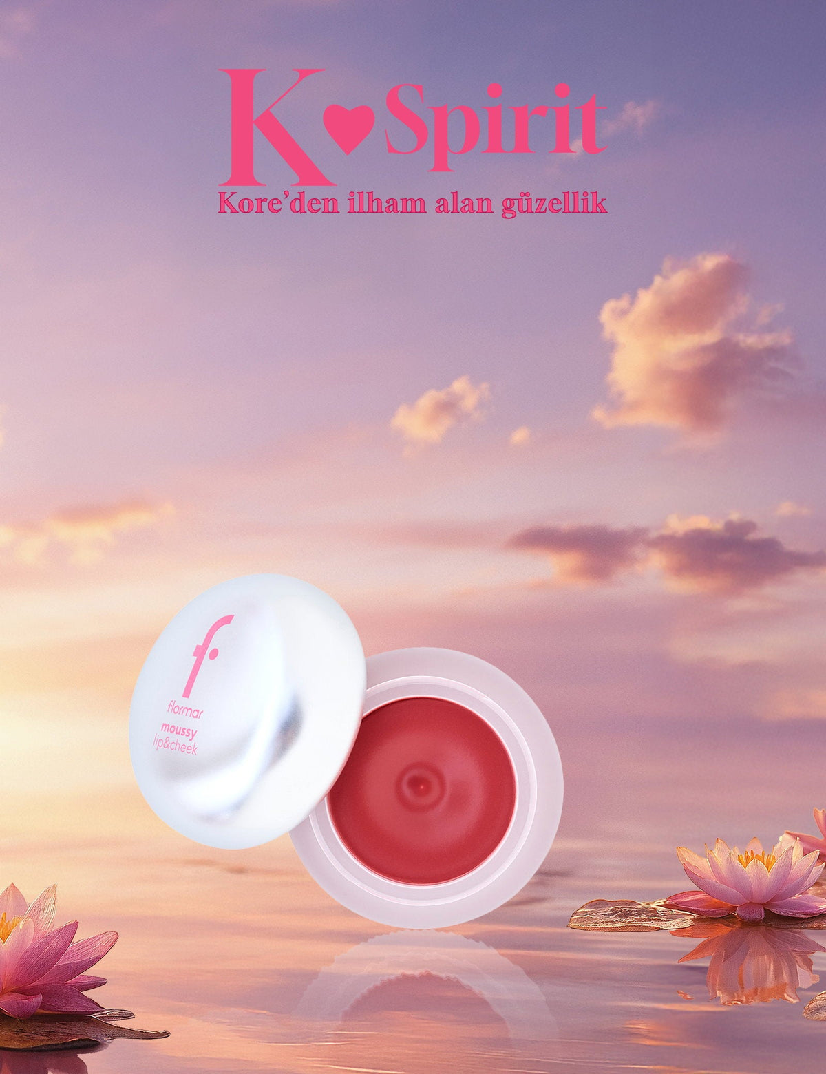 Flormar K-Spirit Moussy Lip & Cheek Velvet Tint by Beauty Care Bag