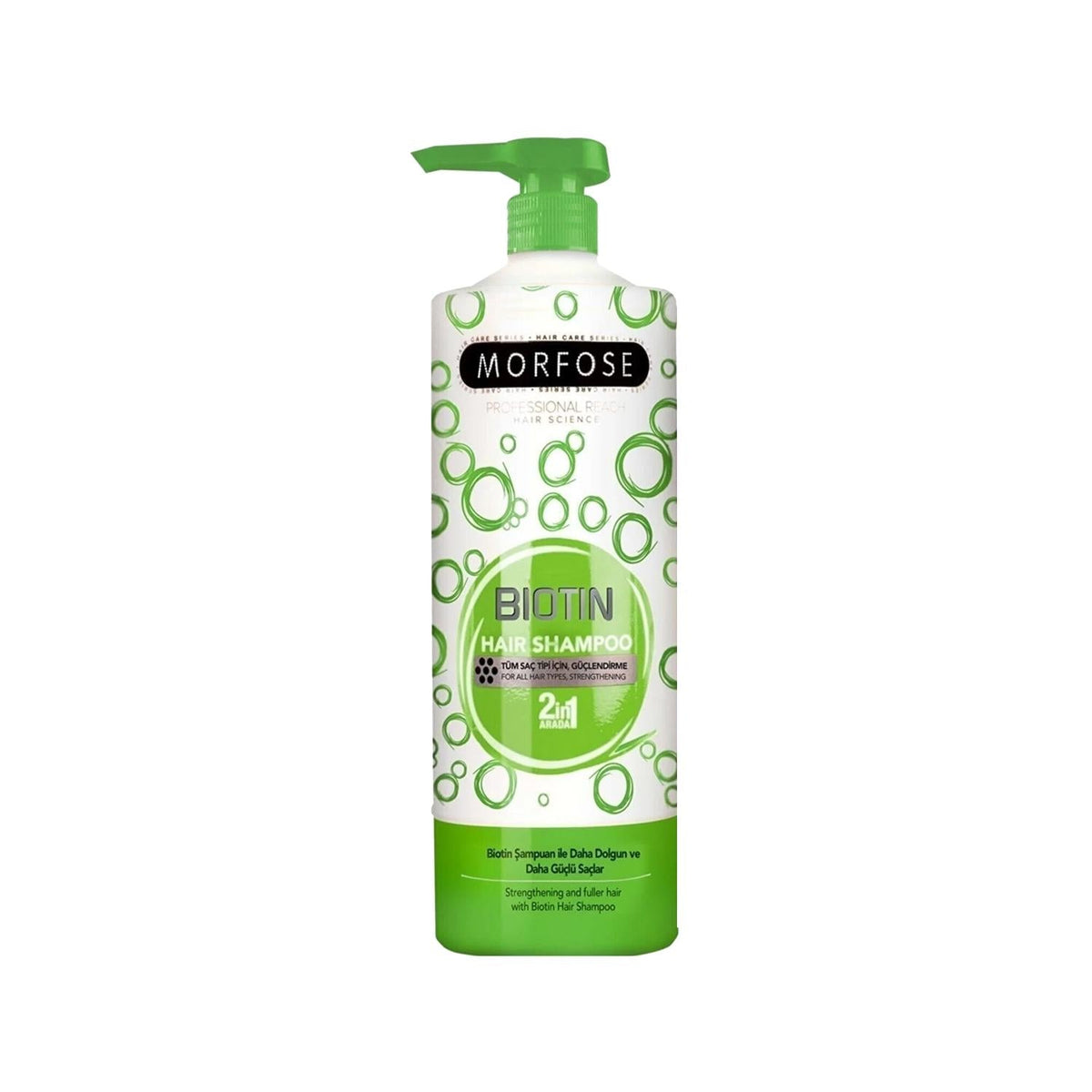 Morfose biotin enriched strengthening shampoo, 1000ml
