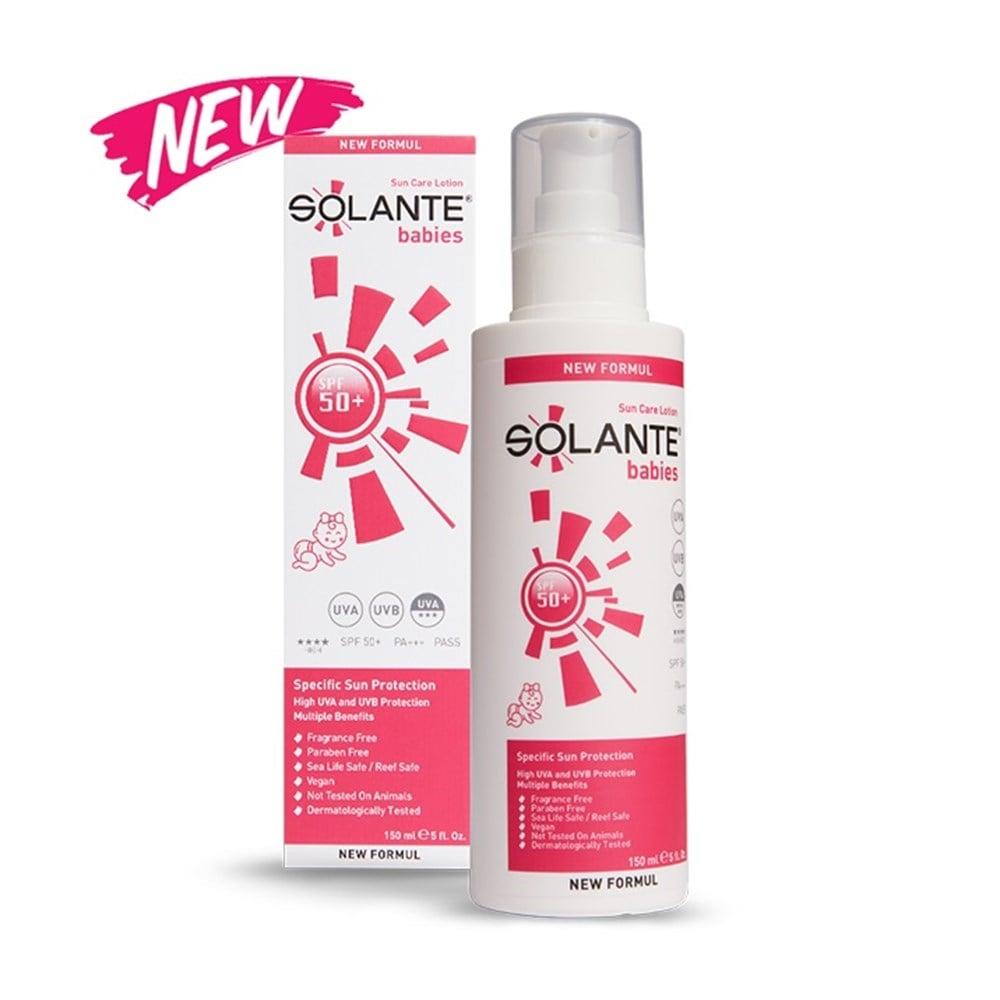 Solante baby sunscreen lotion SPF 50+