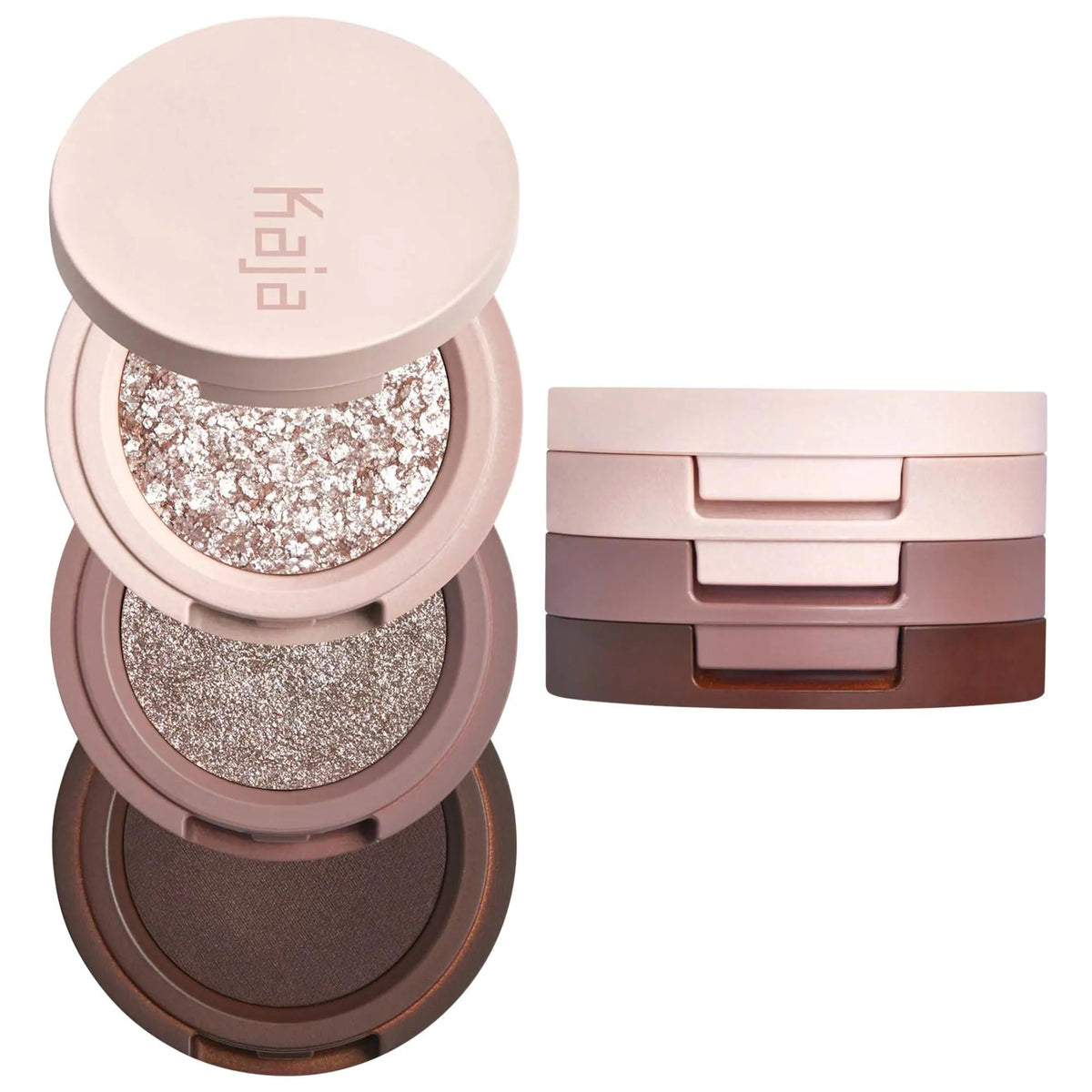 Kaja Eye Bento bouncy eyeshadow trio in stacked compact