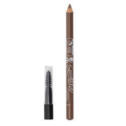 PuroBio Eyebrow Pencil: Dark Dove Gray - Define, Shape & Fill for Natural, Fuller Brows (Paraben-Free) by Beauty Care Bag