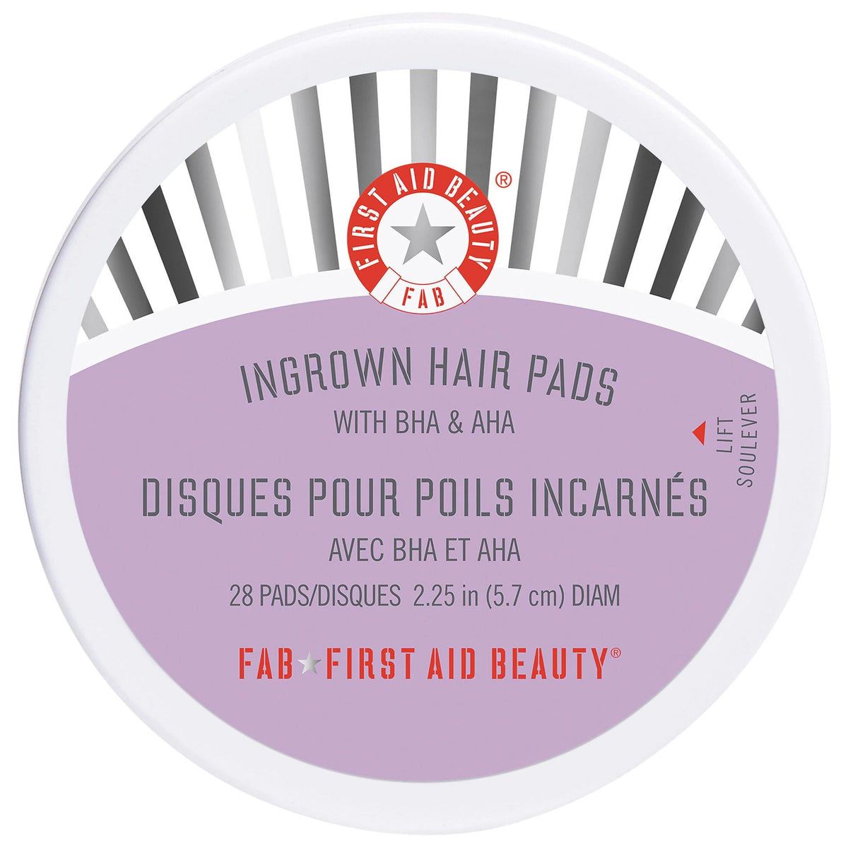 Mini ingrown hair pads with BHA and AHA