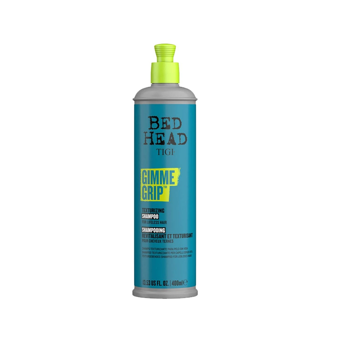 Tigi Bed Head Gimme Grip Volumizing Shampoo: Get Big Volume & Texture for Fine Hair - 13.53 fl oz by Beauty Care Bag