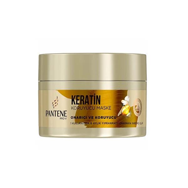 Pantene Keratin Repair & Protect Hair Mask: Strengthens, Repairs Damaged Hair, Reduces Breakage, 200 ml/6.76 fl oz by Beauty Care Bag