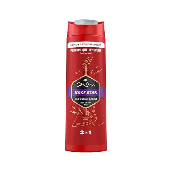 Old Spice Rockstar 3-in-1 Wash for Hair, Face & Body 400 ml by Beauty Care Bag