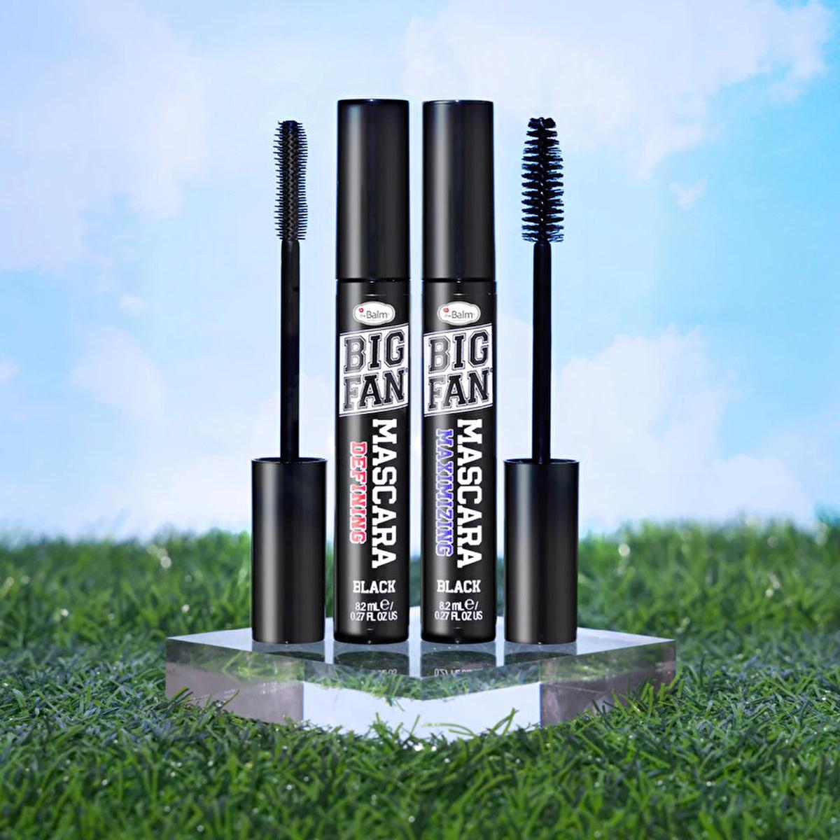 theBalm Big Fan Defining Mascara: Xtra-Lush Brush for Volumizing & Long-Lasting Eyelash Enhancement Ð Achieve Dramatic, Thick Lashes All Day. by Beauty Care Bag