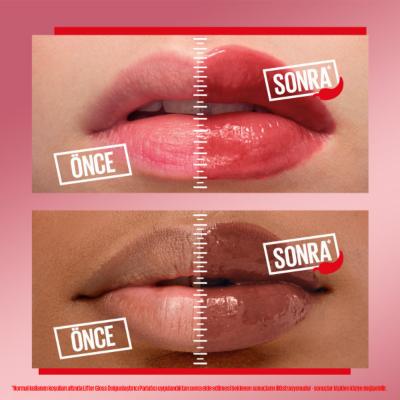 Maybelline Lifter Plump Lip Gloss - Non-Sticky, Chili Pepper Extract, Pink Sting Shade by Beauty Care Bag