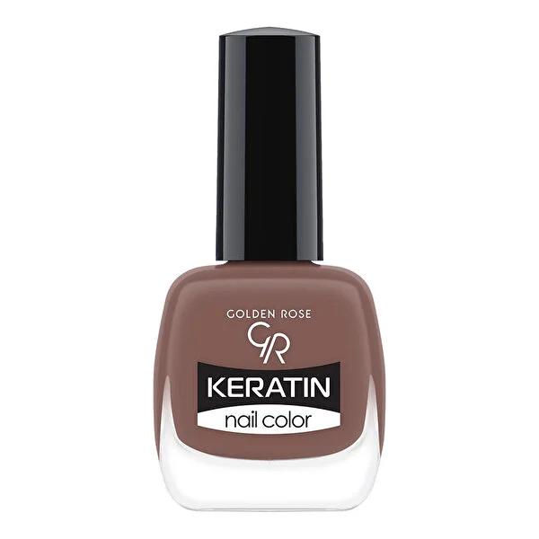 Golden Rose Keratin Nail Polish - Vibrant & Long-Lasting Color, No. 117 by Beauty Care Bag