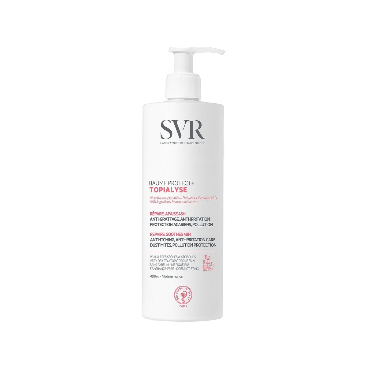 SVR Topialyse Baume Protect+ moisturizing balm, 13.53 fl oz