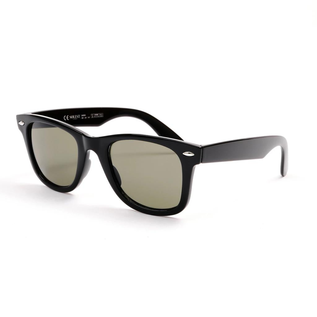 Solest London Unisex Black Sunglasses 26004 by Beauty Care Bag
