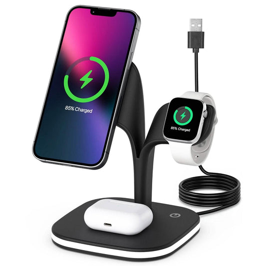 4-in-1 Magnetic Wireless Charging Station Dock by EasyOptionXY