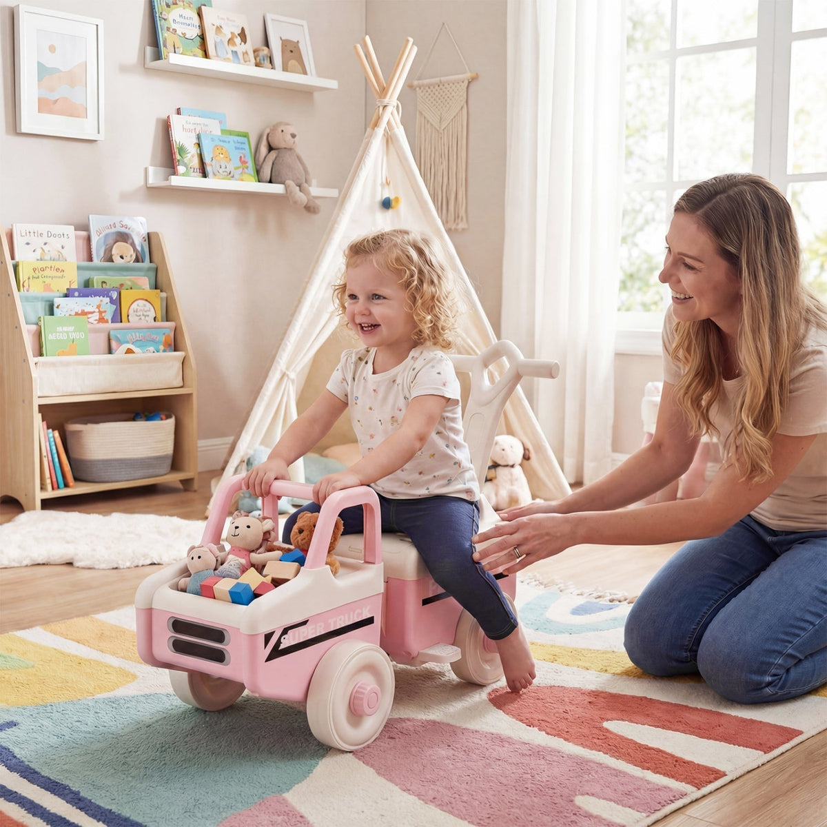 Toddler ride-on push car and walker by GBruno Store, view 9