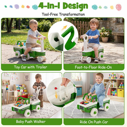 Toddler ride-on push car and walker by GBruno Store, view 5