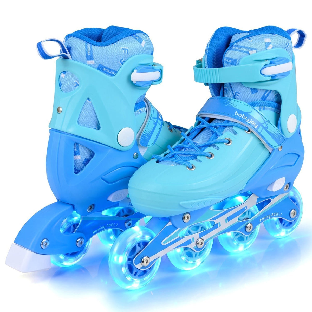 Light-up kids inline skates for ages 7-9 by GBruno Store
