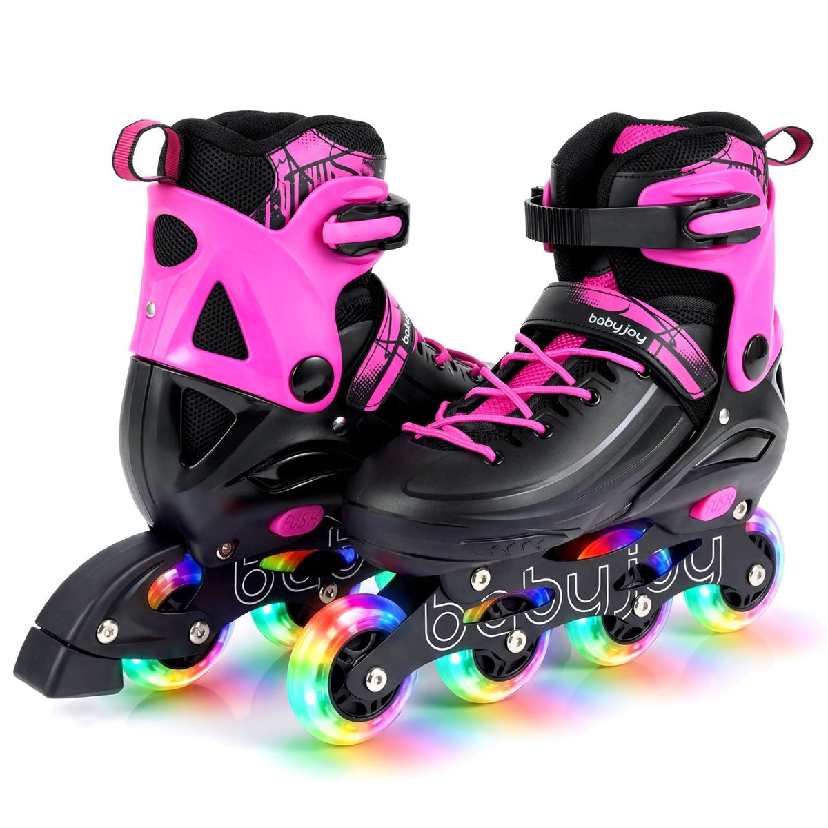 Adjustable kids inline skates for ages 7-9 by GBruno Store, view 2