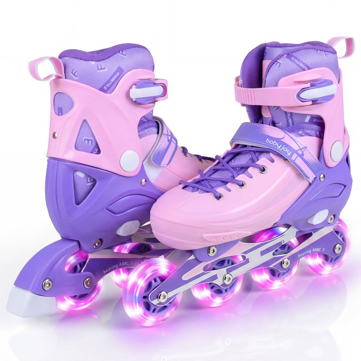 Adjustable kids inline skates for ages 9-14 by GBruno Store, view 2