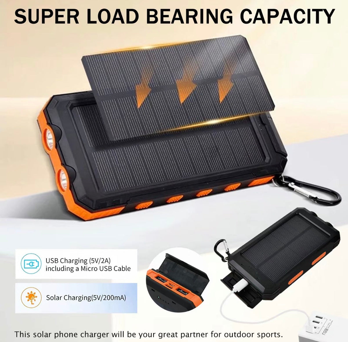 SolarCharge Outdoor Power Bank by V.I.P Digital Presence
