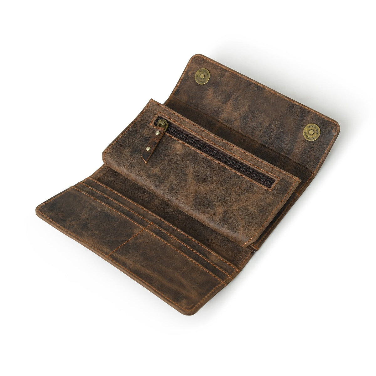 Ellison Ladies Wallet- Walnut Brown by Classy Leather Bags