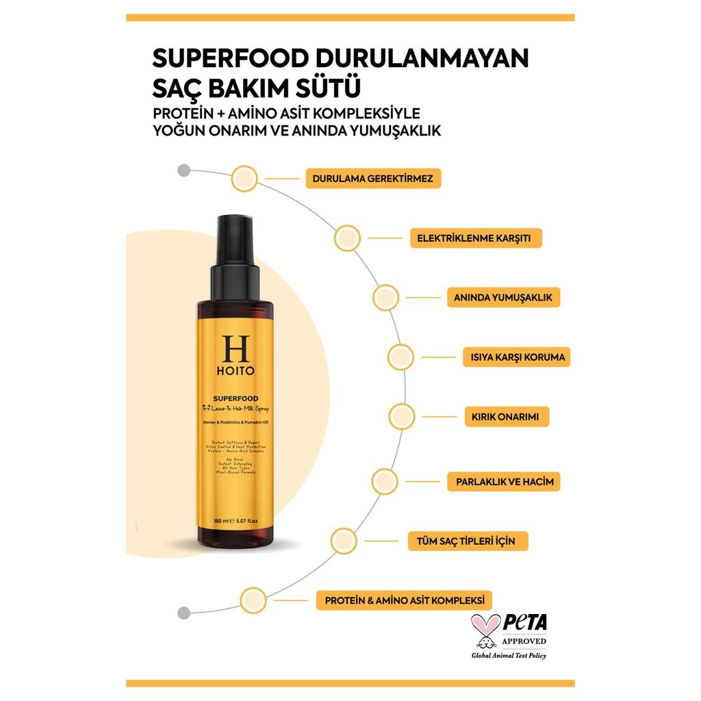 Hoito Superfood Honey & Pumpkin Seed Hair Milk 150 ml by Beauty Care Bag