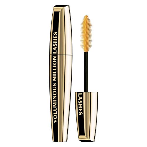 L'Oreal Voluminous Million Lashes mascara, black, 0.3 oz, pack of 2