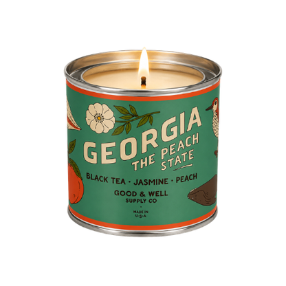 Georgia State Candle by Good & Well Supply Co.