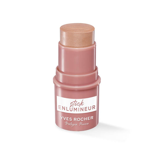 Yves Rocher Highlighter Stick - Creamy Makeup Highlighter with Monoi Scent & Coconut Oil for Radiant Glow by Beauty Care Bag