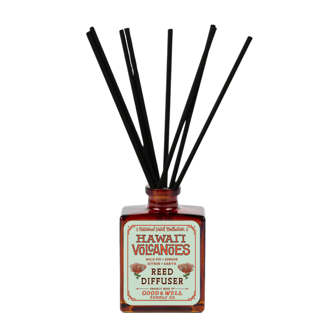 Hawaii Volcanoes National Park Reed Diffuser by Good & Well Supply Co.