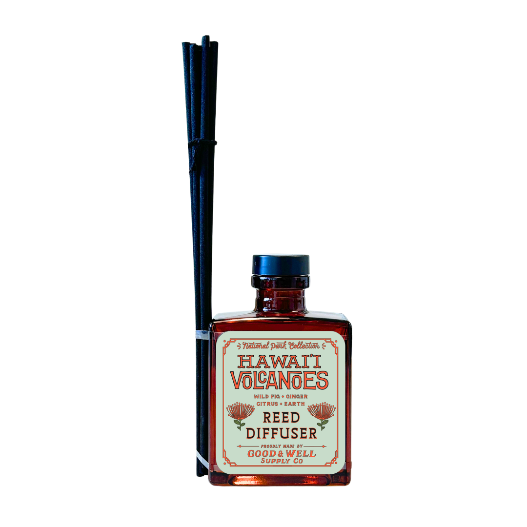 Hawaii Volcanoes National Park Reed Diffuser by Good & Well Supply Co.