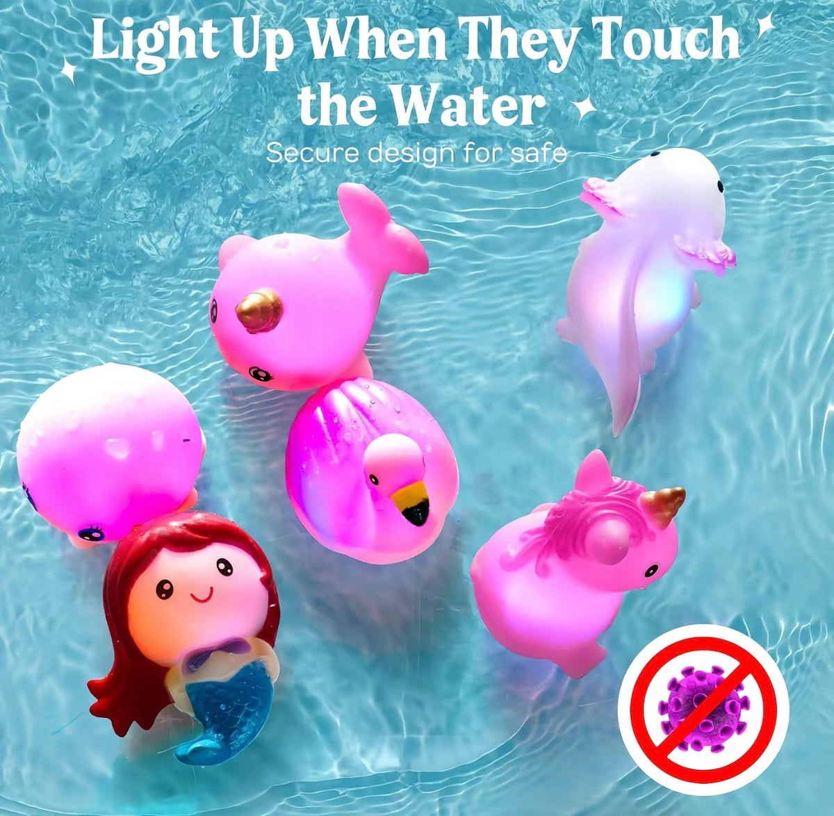 GlowSplash LED Bath Toy by V.I.P Digital Presence