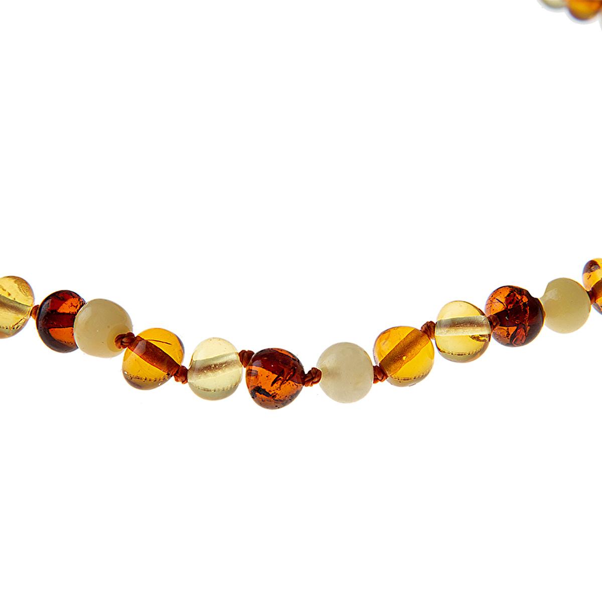 Babyjem Baby Amber Necklace for Teething Relief - Natural Amber Jewelry for Babies, Teething Accessories by Beauty Care Bag