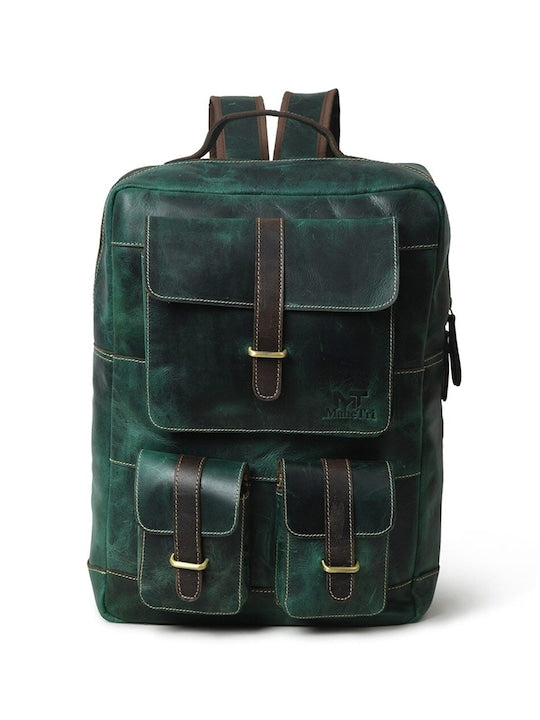 Greenfield Leather Backpack by Classy Leather Bags
