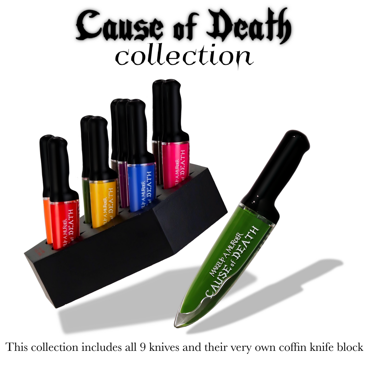 Cause of Death Liquid Eyeshadows: Singles by Makeup A Murder, INC